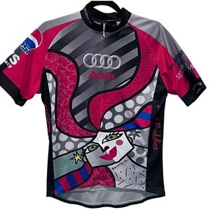 Giordana Audi Best Buddies Hyannis Port Romero Britto Graphic Cycling Jersey XL